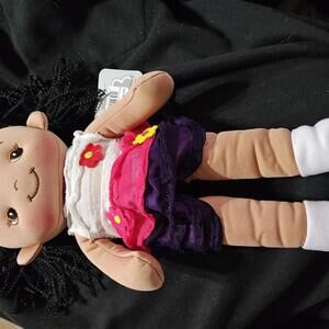 Linzy Aissa Sweet Cakes Collectibles 17" ~African American Plush Rag Doll